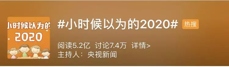 小時候以爲的2020居然馬上要來瞭！
